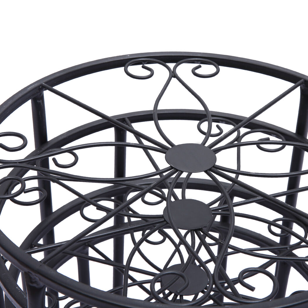 4 x Metal Plant Stand Outdoor Black Price