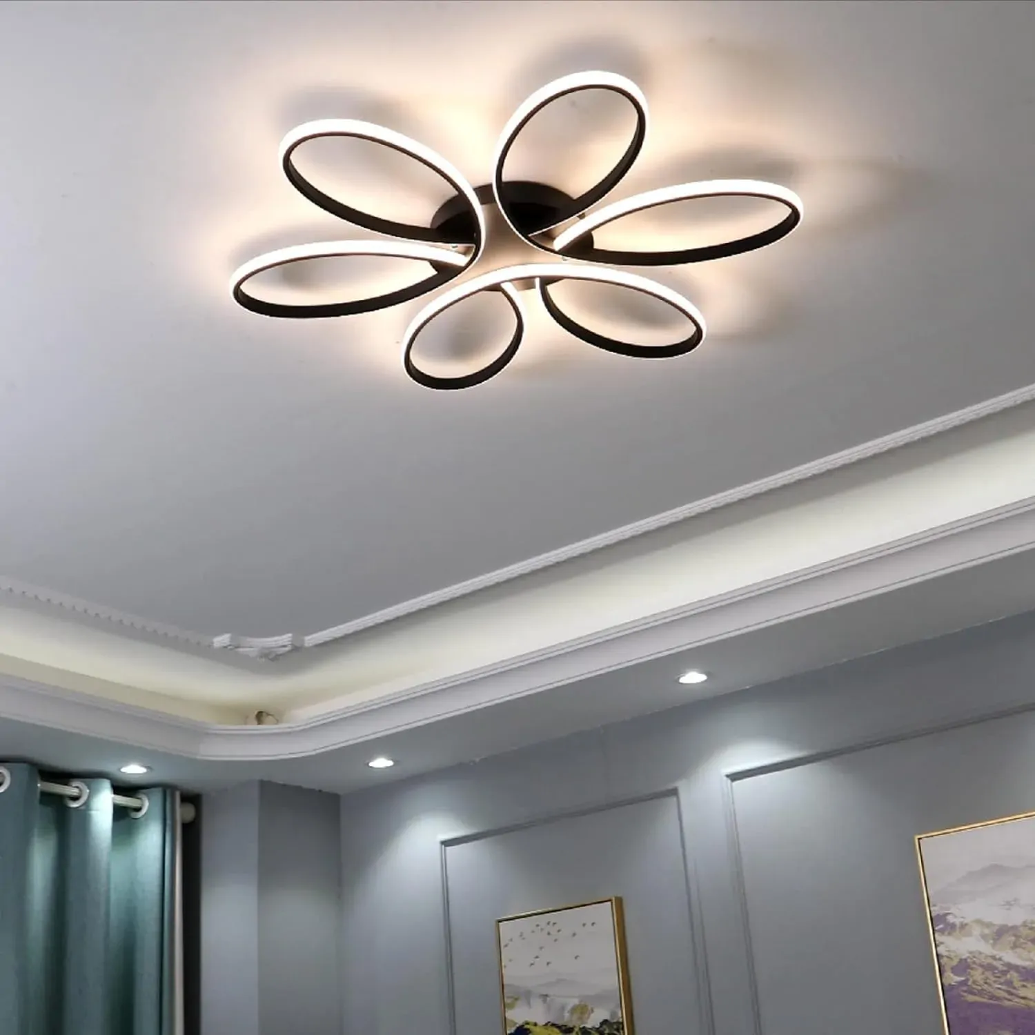 Modern LED Chandelier Light Fixture (90 cm) Price