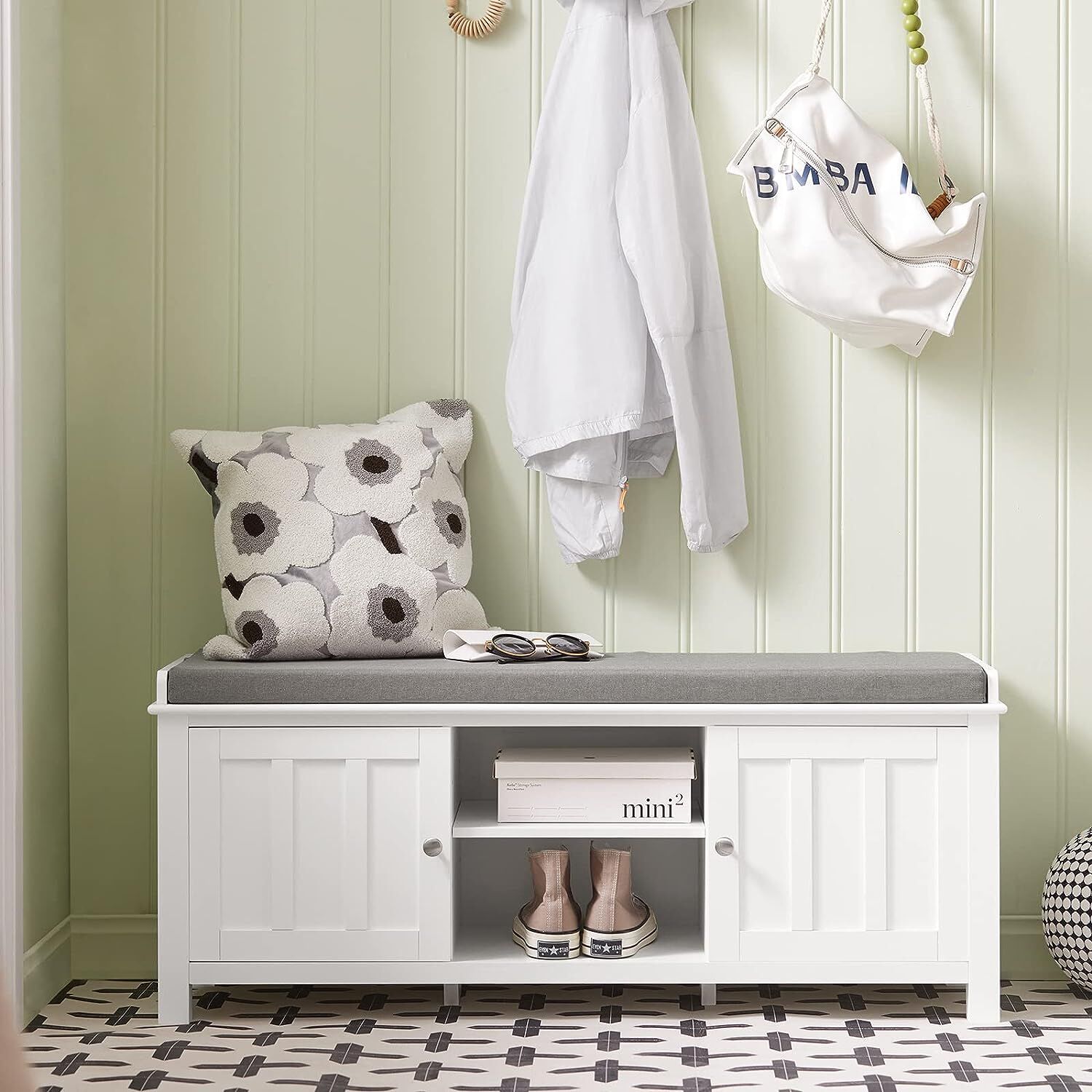 Shoe Cabinet Bench, White Price