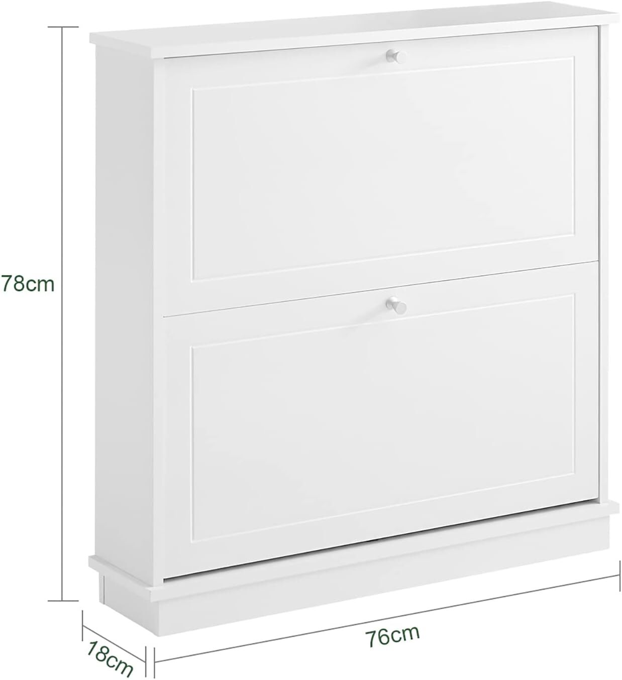 2 Drawer Shoe Cabinet Storage Unit Price