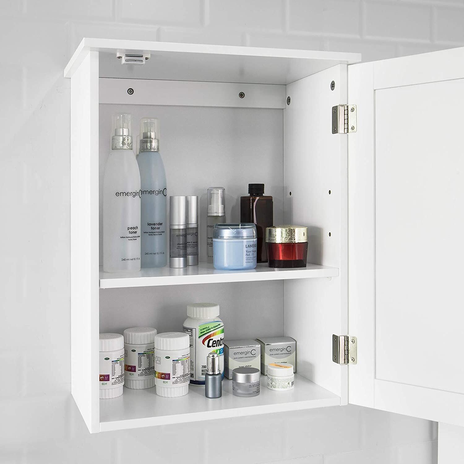 White Wall Cabinet with Door 40x52cm Price