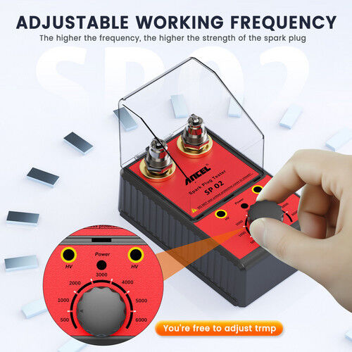 Ancel 12V Car Spark Plug Tester Auto Ignition System Tester Diagnostic Test Tool Price