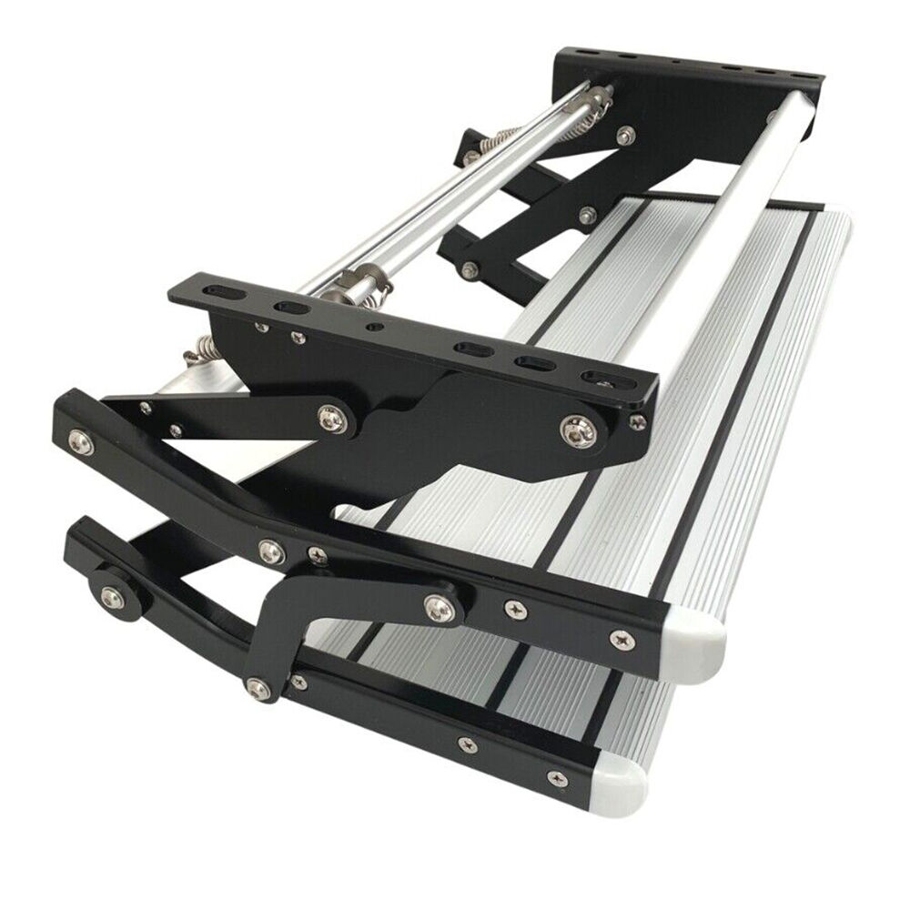 Aluminium Double Caravan Step Pull Out Folding Steps For Road RV Camper Trailer Price