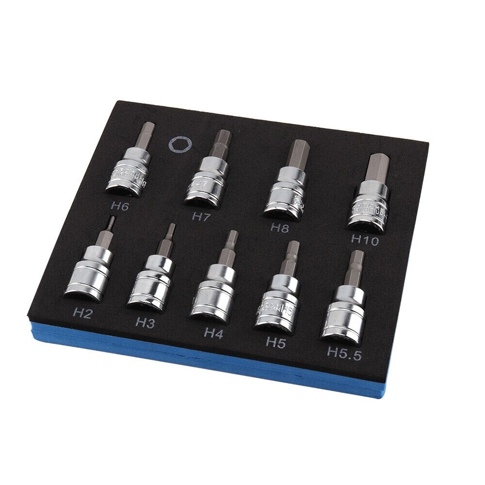 9pcs Allen Key Sockets Hex Bit Socket Set 3/8" Drive Drill Metric Tools 2-10mm Price