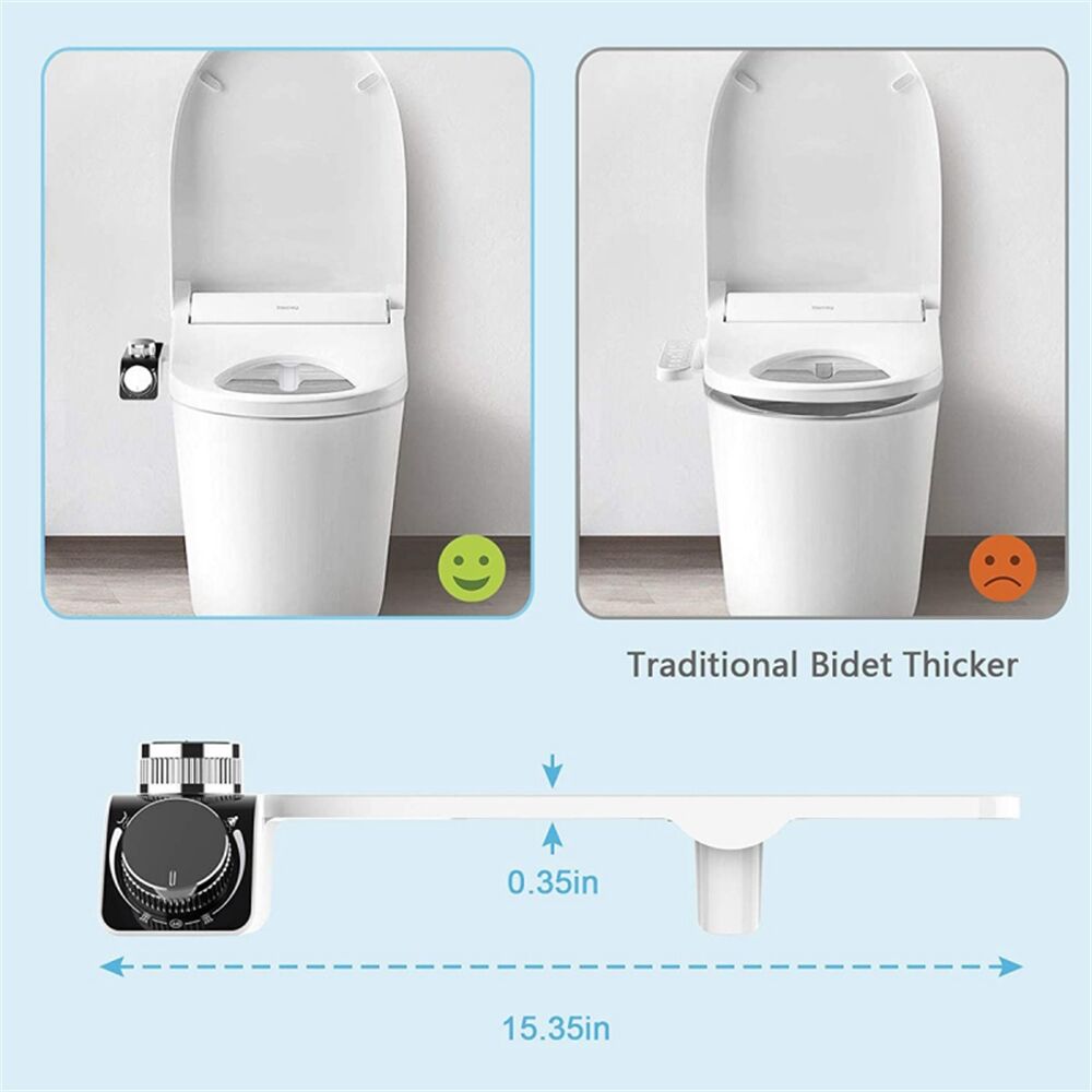 Bidet Toilet Seat Dual Nozzles Self-Cleaning Wash Hot Cold Mixer Water Sprayer Price