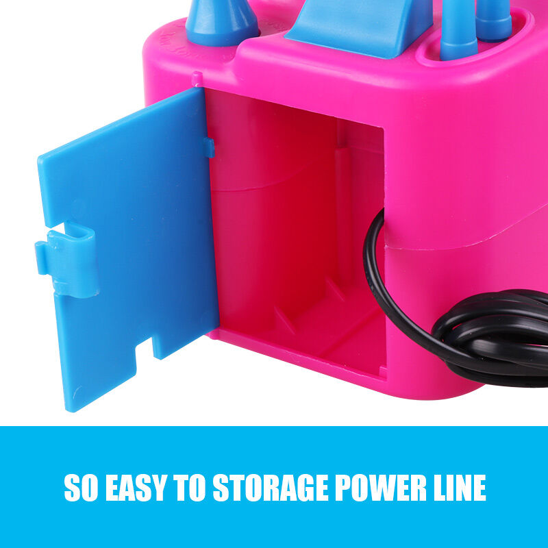 Portable Electric Balloon Air Pump+ 80PCS Ballons Inflator 600W Power 2 Nozzles Price