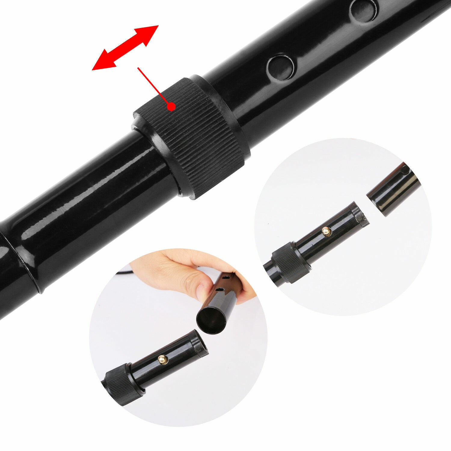 Adjustable Walking Stick Travel Retractable Hiking Folding Cane Metal Pole Price