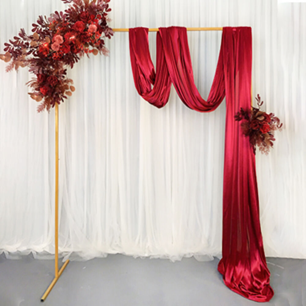 Wedding Arch Gold Square Backdrop Flower Display Stand Background 2.2M Price