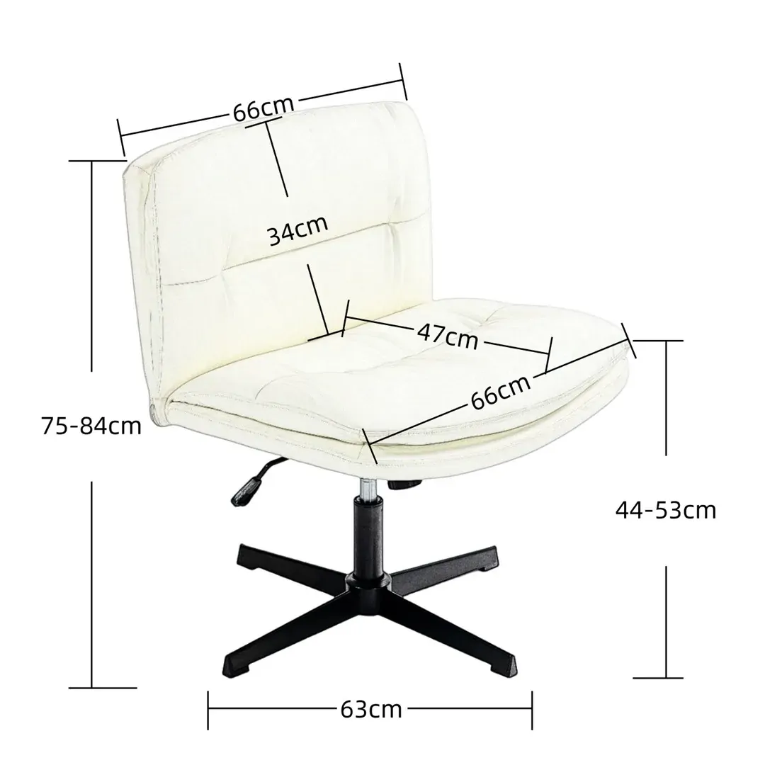 Faux Leather Home Office Chair -Beige Price