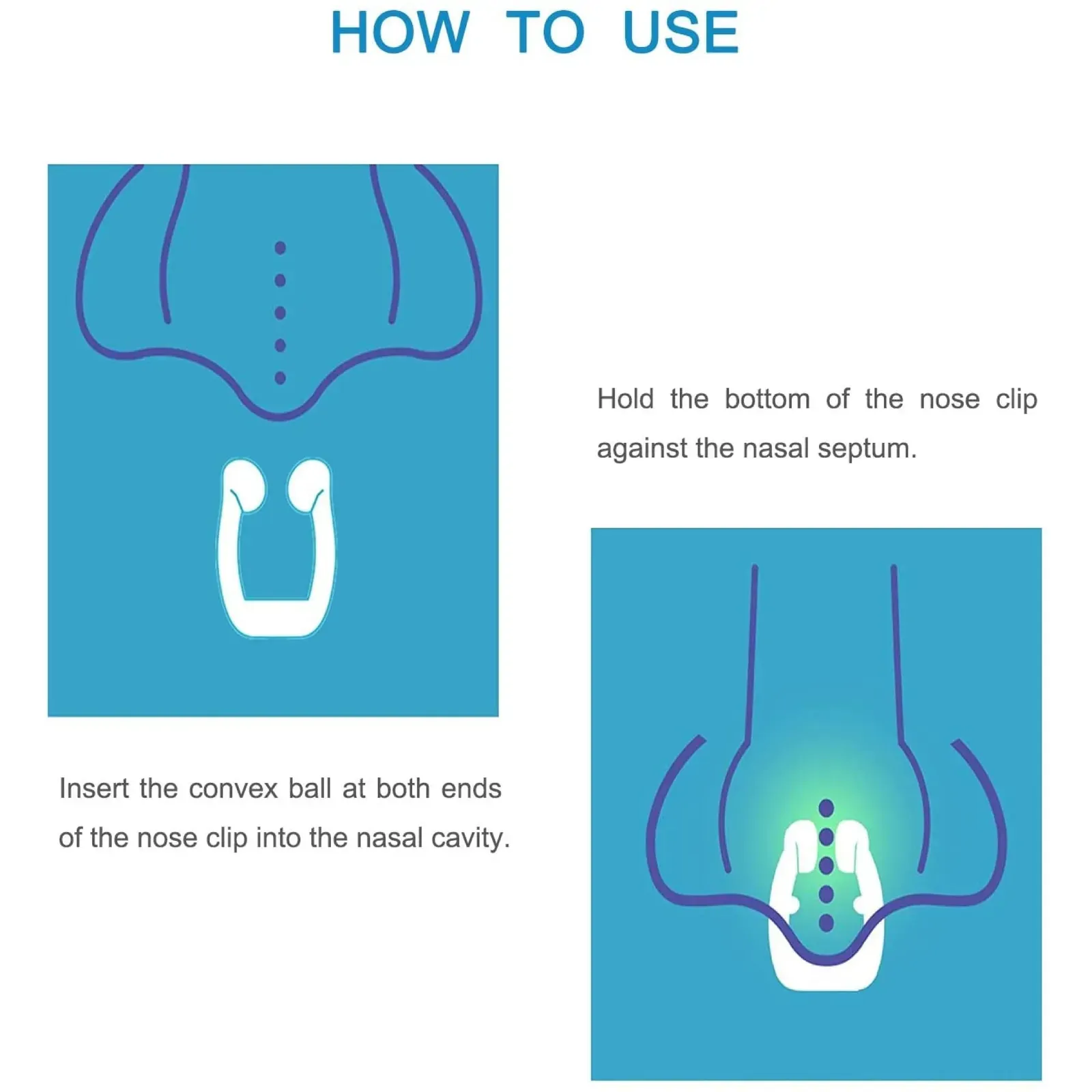 2x Anti Snoring Aid Nose Clips - Silicone Sleeping and Breathing Device Price