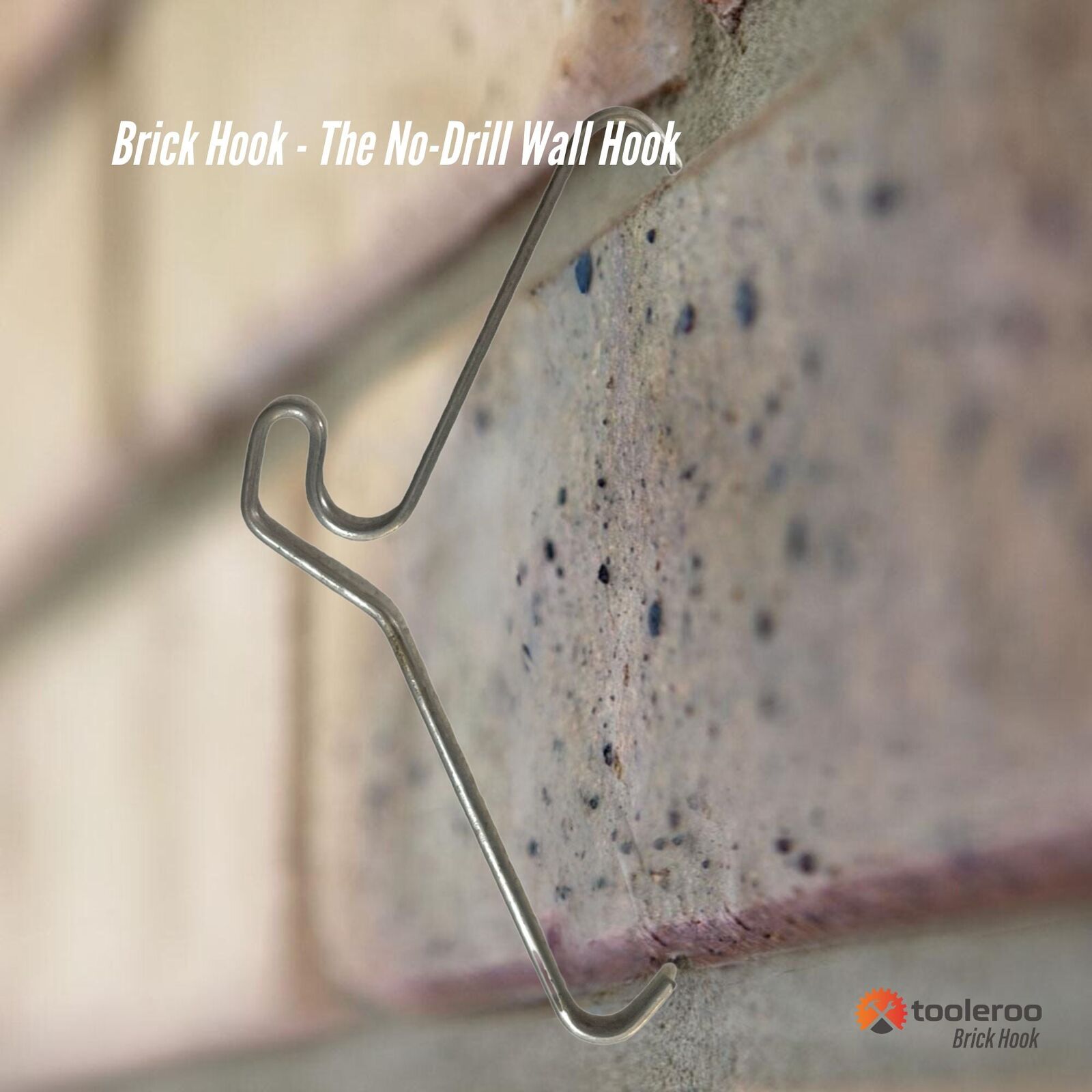 10 Pack 65mm (2.5") Brick Hooks - Wall Crab Clips Hangers For Pictures Plants Price