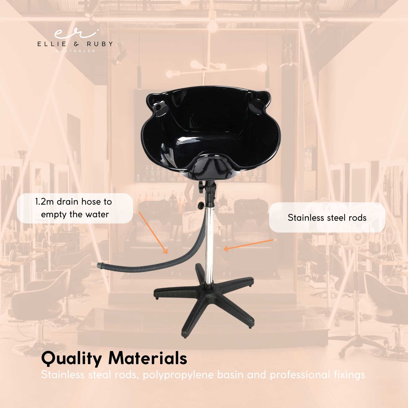 Large Portable Hairdressing Salon Basin Deep Hair Washing Sink Shampoo Wash Bowl Price