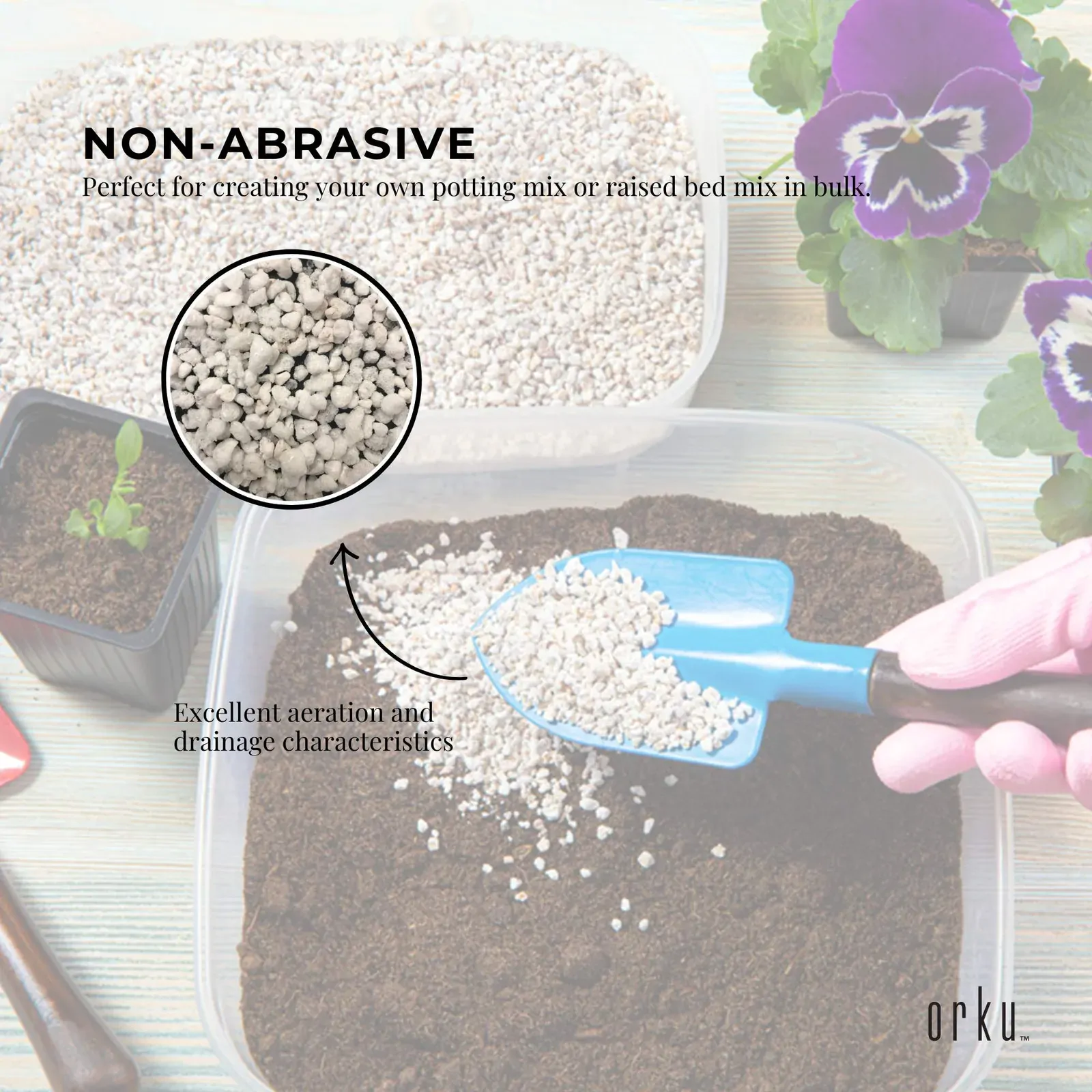 100L Perlite Coarse Premium Soil Expanded Medium Plants Hydroponics Bulk Price