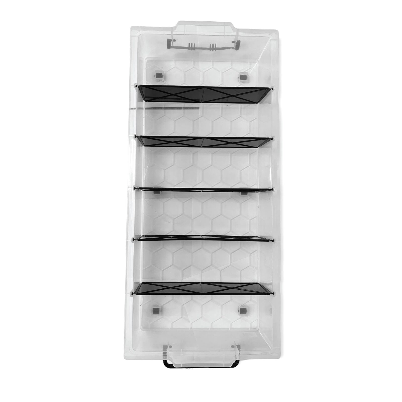 Under Bed 6 Compartment Storer with Wheels 27L Container Tub Storage Unit Price