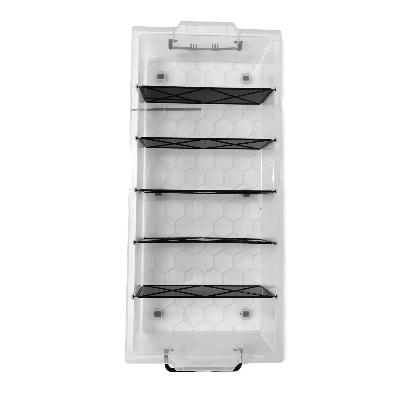 Under Bed 6 Compartment Storer with Wheels 27L Container Tub Storage Unit Price