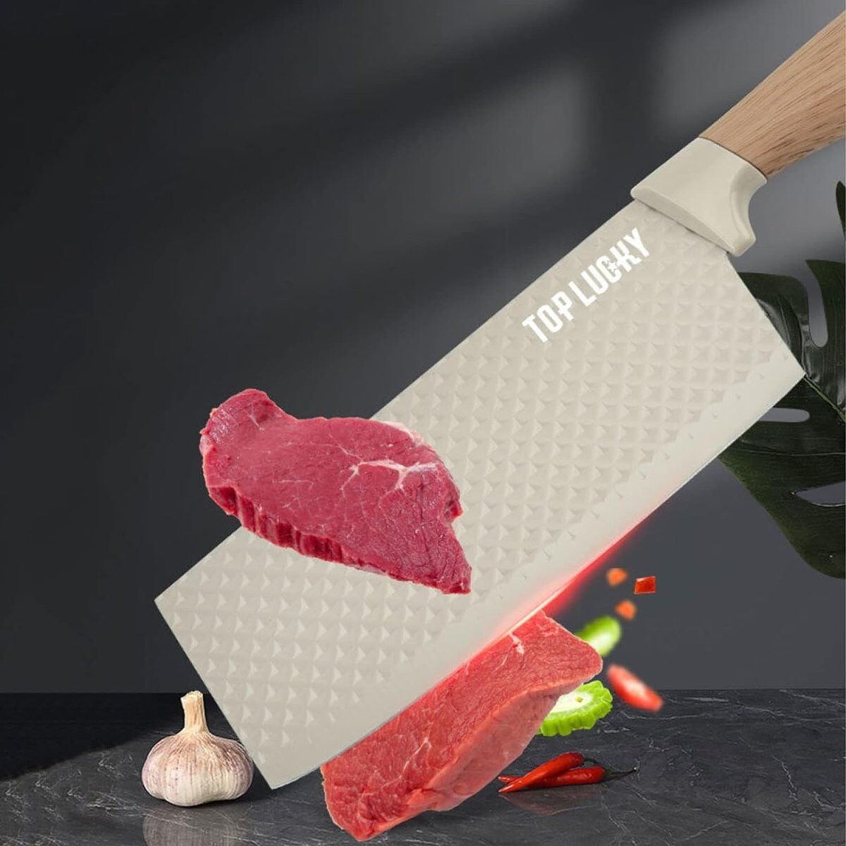 6-Piece Kitchen Knife Set Non-Stick Stainless Steel Blades with Universal Knife Block Price