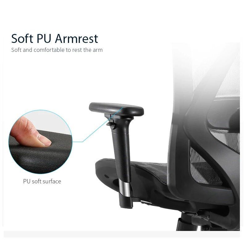 Sihoo M57 Ergonomic Office Chair, Computer Chair Desk Chair High Back Chair Breathable,3D Armrest and Lumbar Support Grey without Footrest Price