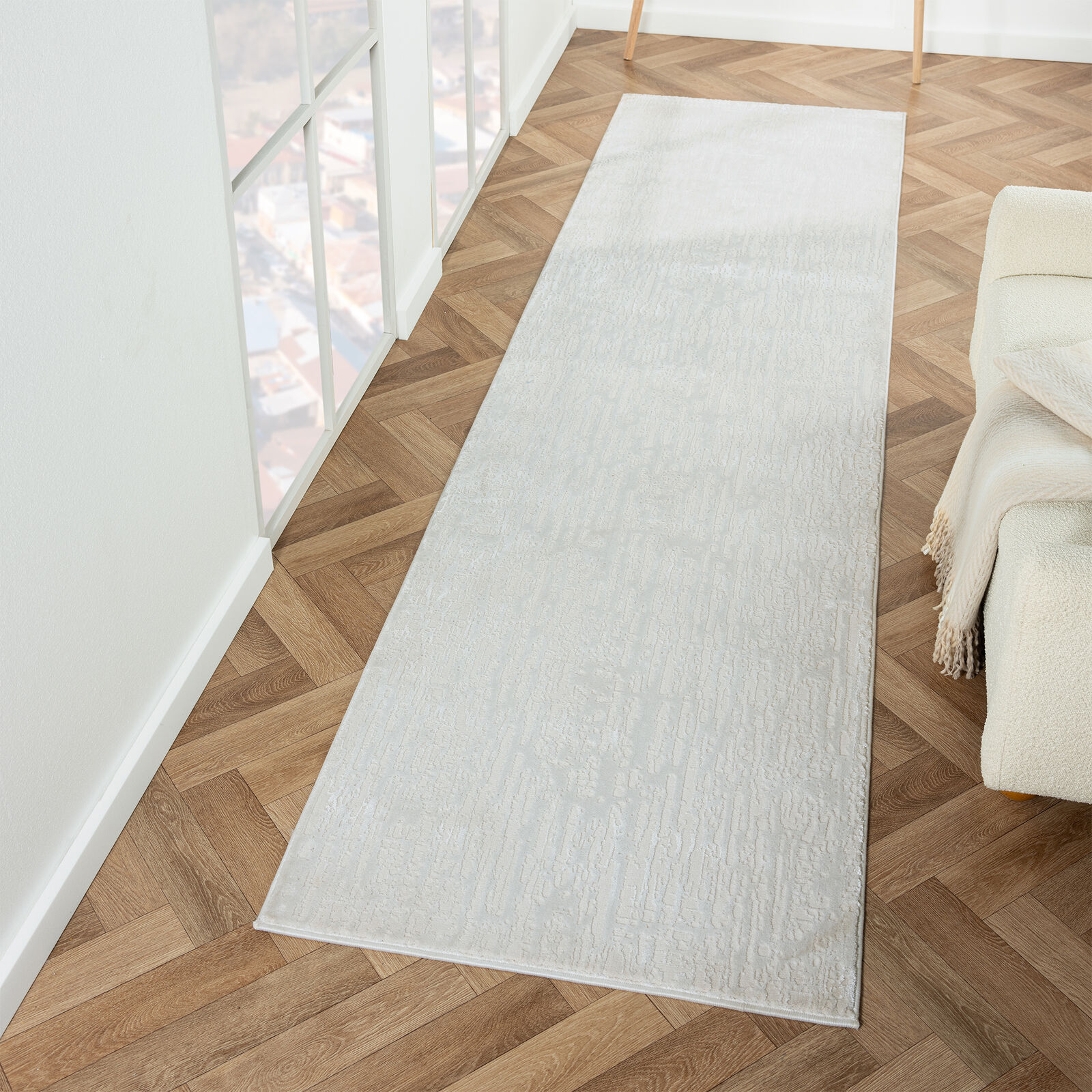 Grande Jacquard Rug - Pearl - 200x290 Price