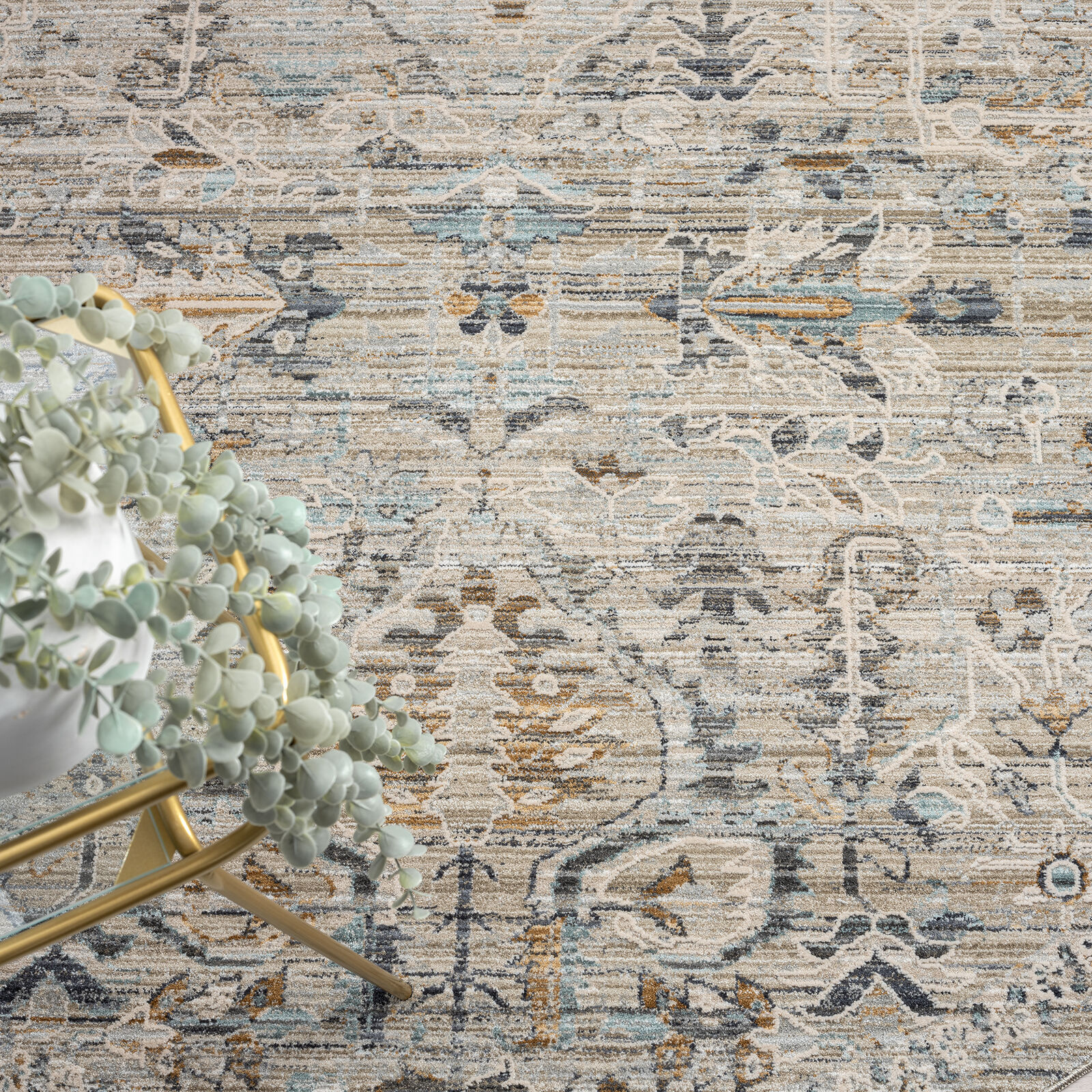 Aubre Contemporary Area Rug - Taupe - 240x320 Price