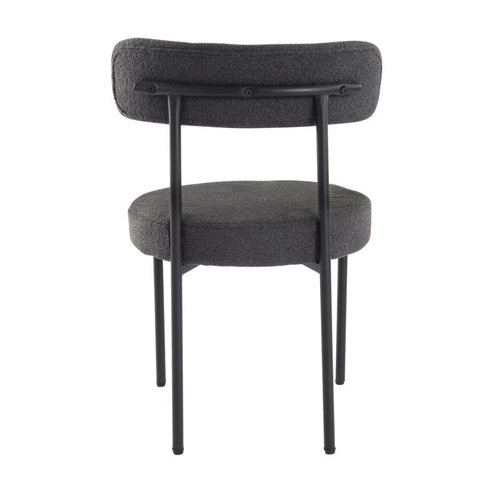 Charcoal Chic Boucle Elsa Dining Chairs Price