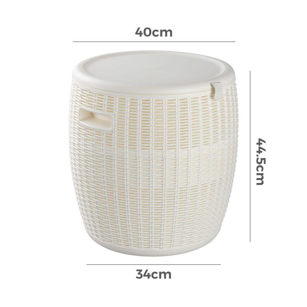 White Outdoor Bar Stool with Storage Price