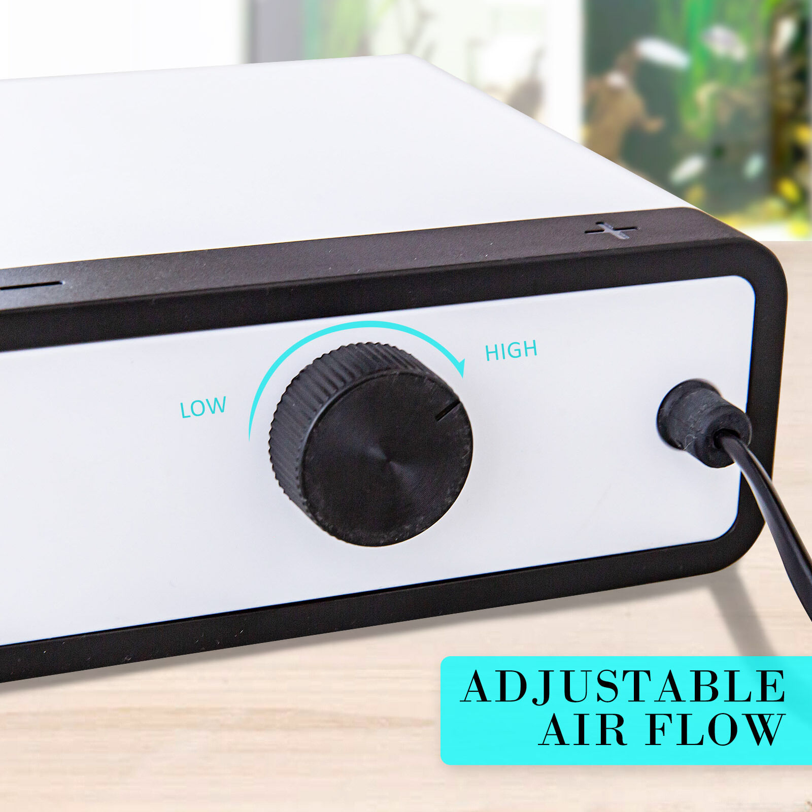 Aquarium Air Pump Oxygen Hydroponic 4 Outlet 670L/H 8W WHITE Price