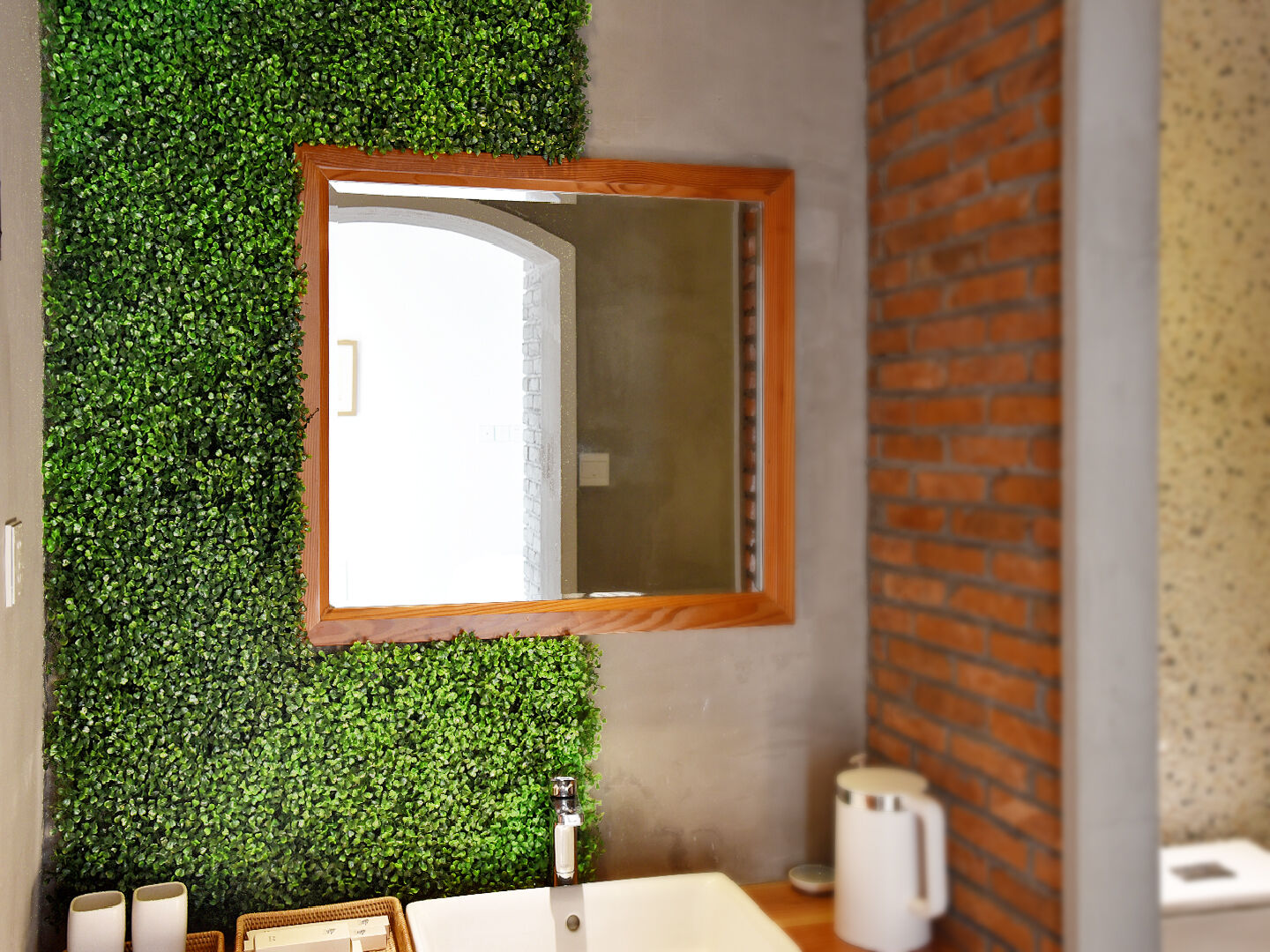 12 x Artificial Plant Wall Grass Panels Vertical Garden Tile Fence 50X50CM Green Price