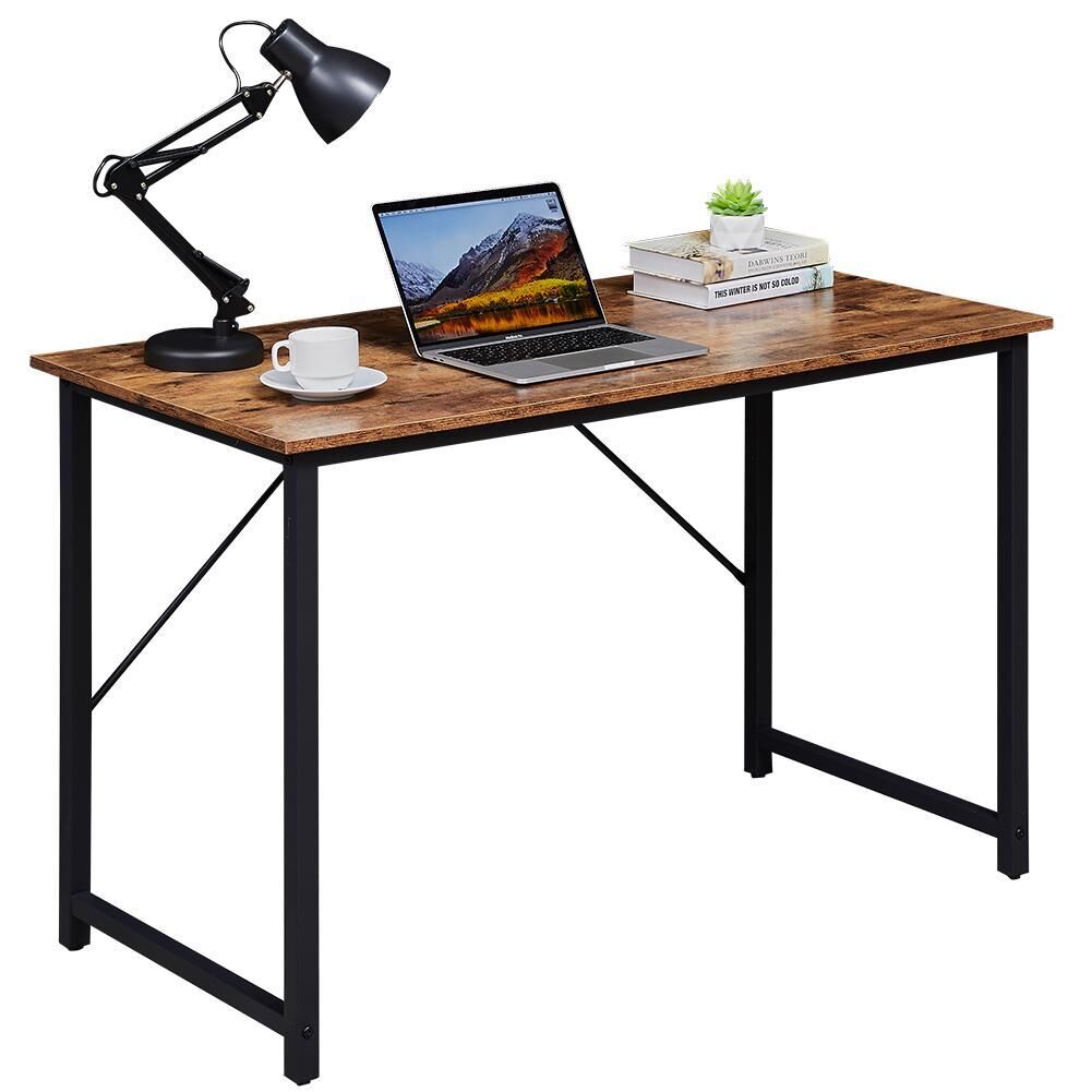 YES4HOMES Computer Desk, Sturdy Home Office Desk for Laptop, Modern Simple Style Writing Table, Multipurpose Workstation Price