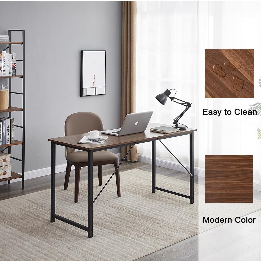 YES4HOMES Computer Desk, Sturdy Home Office Gaming Desk for Laptop, Modern Simple Style Writing Table, Multipurpose Workstation Price