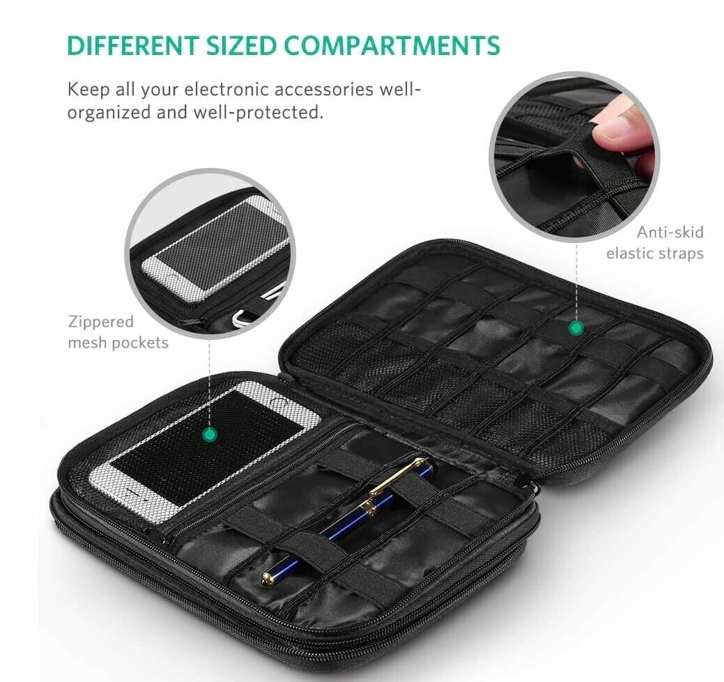 UGREEN 50147 Double Layer Electronic Accessories Organiser Travel Bag Price
