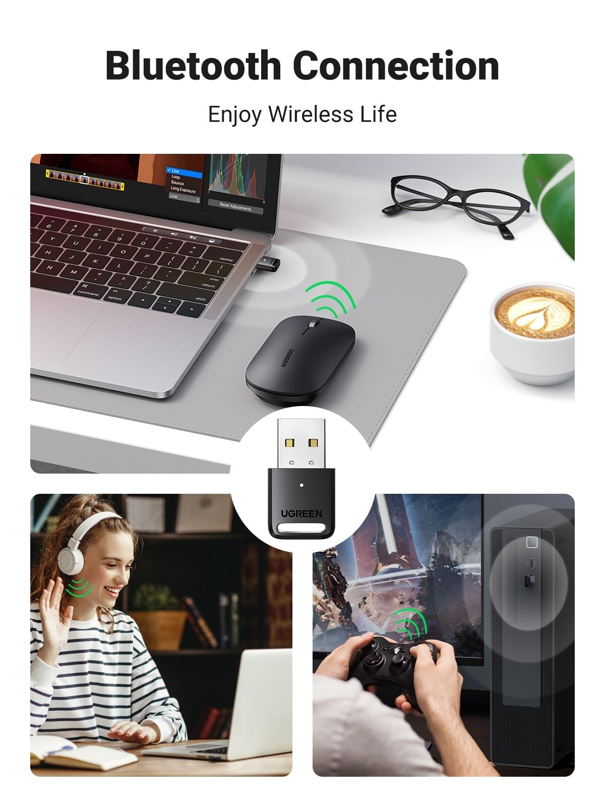 UGREEN 80890 Bluetooth 5.0 USB Adapter Price