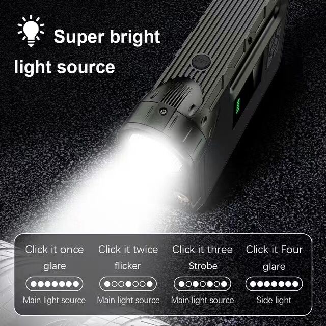 CHOETECH TC0017 4-in-1 10000mAh Car Jump Starter + Power Bank + Air Pump + LED Flashlight Price