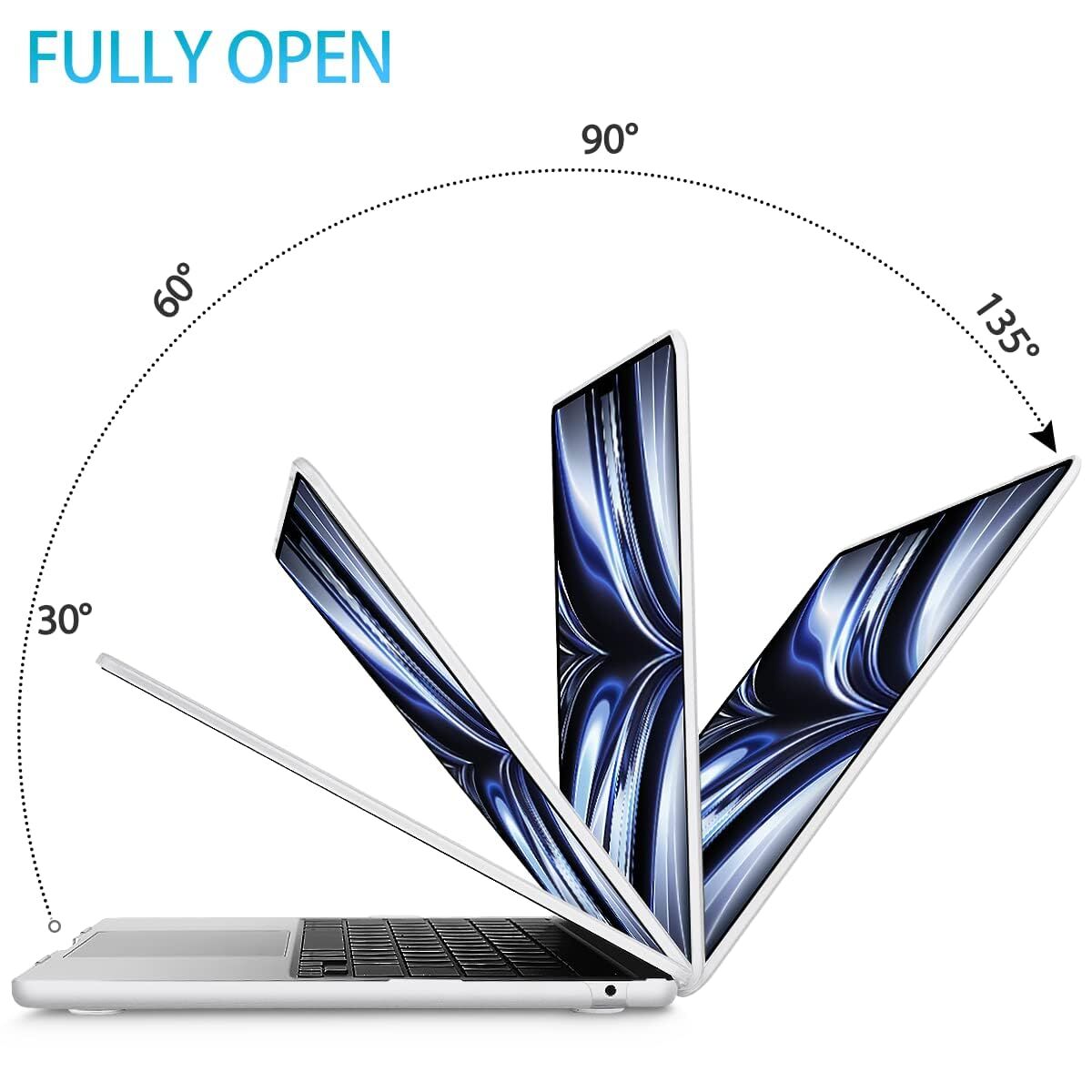 15 inch Air 2023 MacBook Air Matte Case A2941 M2 Chip Hard Shell Case Keyboard Cover White Price