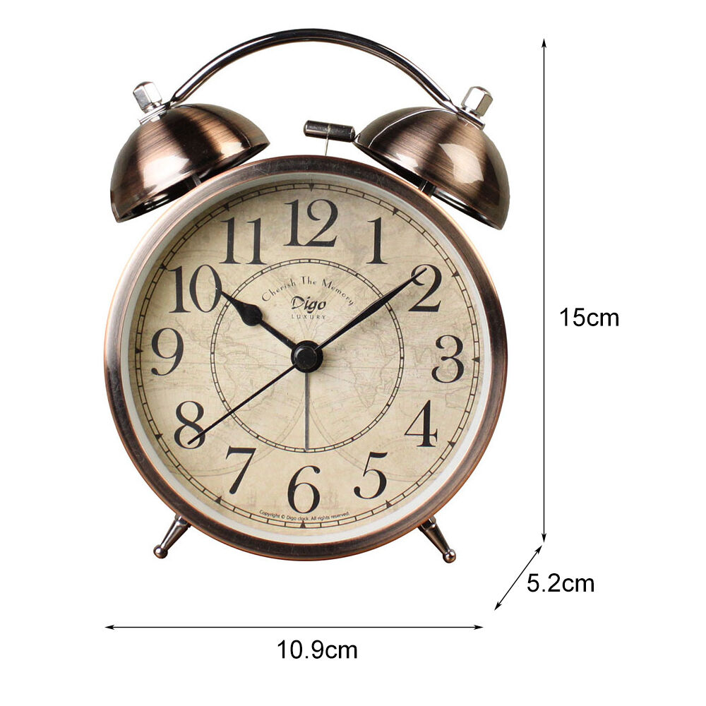 Dual Alarm Clock Twin Bell Alarm Clock, Bedroom Table Desk Alarm Clock Backlight Price