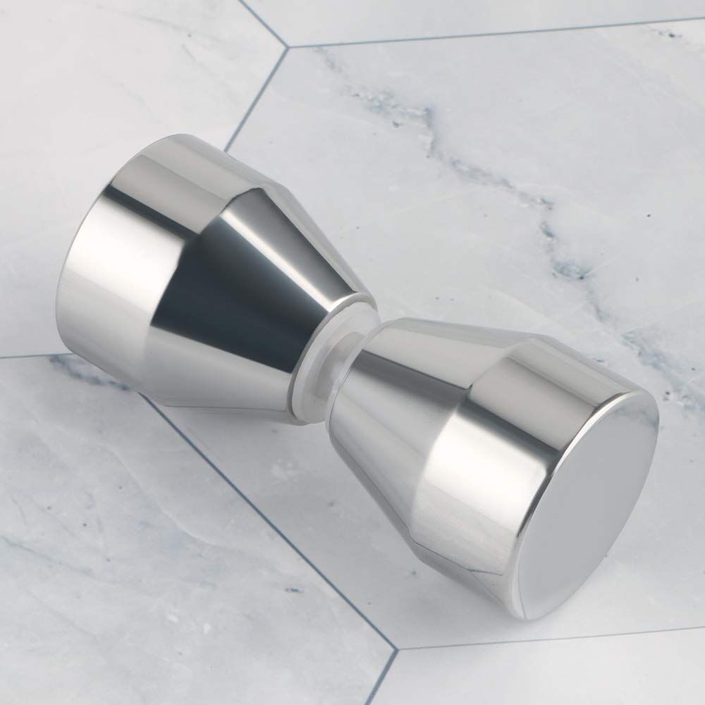 Shower Glass Door Knob Bathroom Round Back-to-Back Handle Pull 304 Brushed Nickel Price