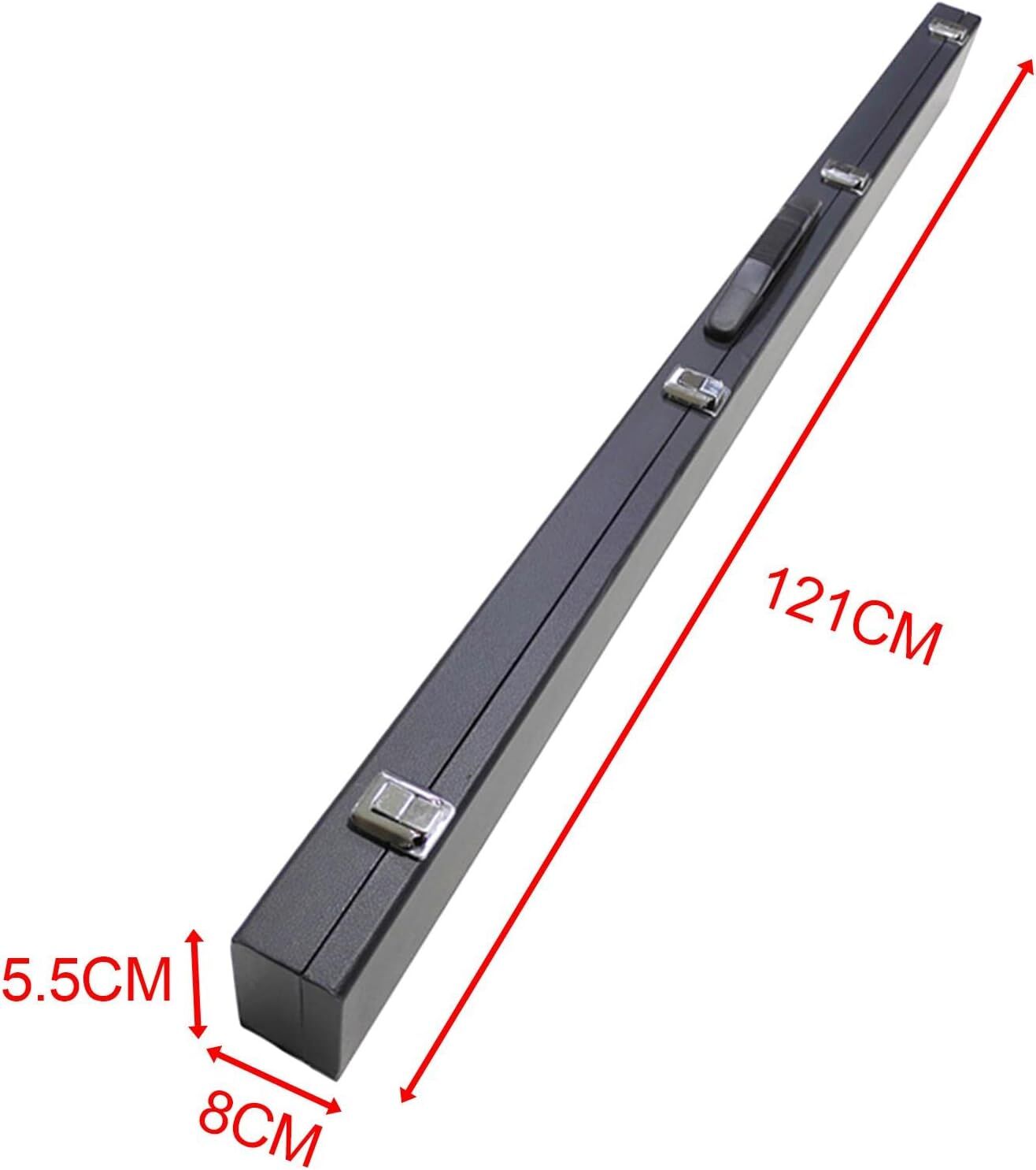 3/4 Jointed 121cm Billiards Snooker Pool Cue PU Leather Hard Case Carrying Box Organizing Price