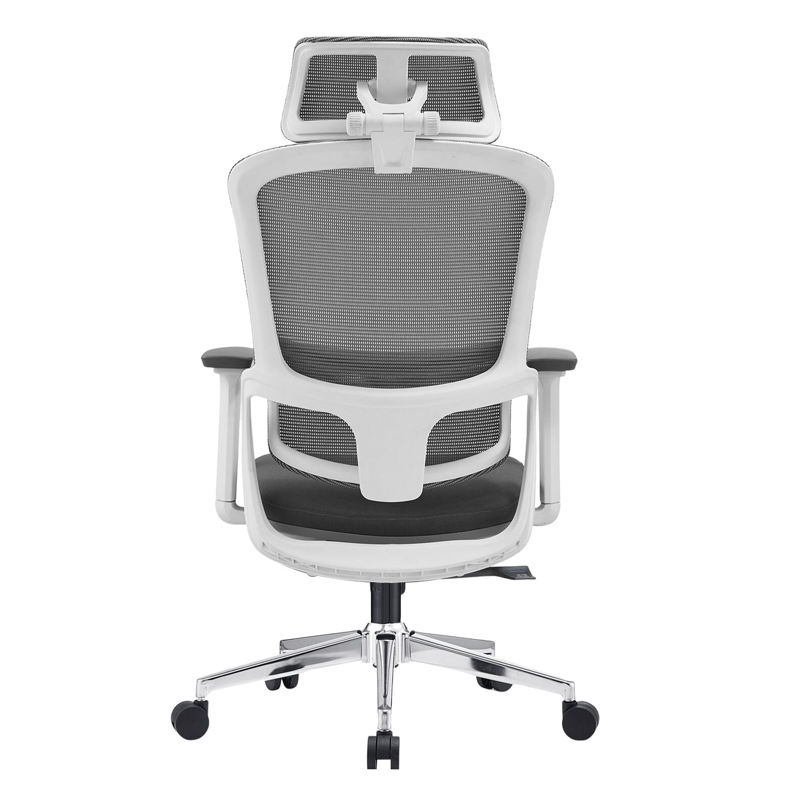 Elena High Back Fabric Seat Ergonomic Office Chair In Grey Price