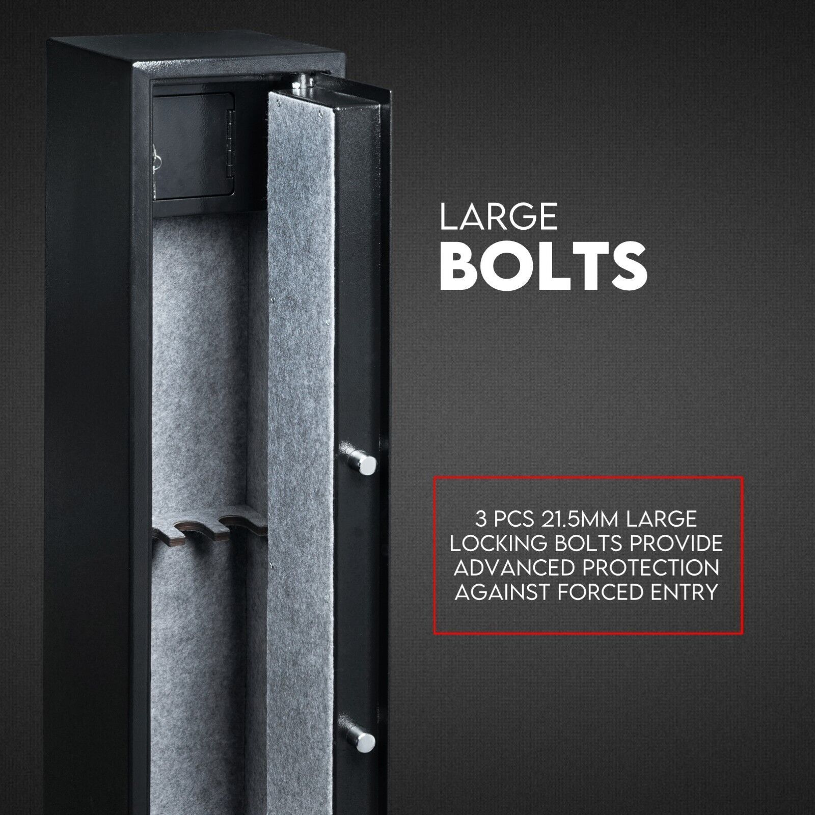 4 Rifle Gun Safe Iron Heavy Duty Firearm Security Digital Lockbox Premium CAT A+B Price