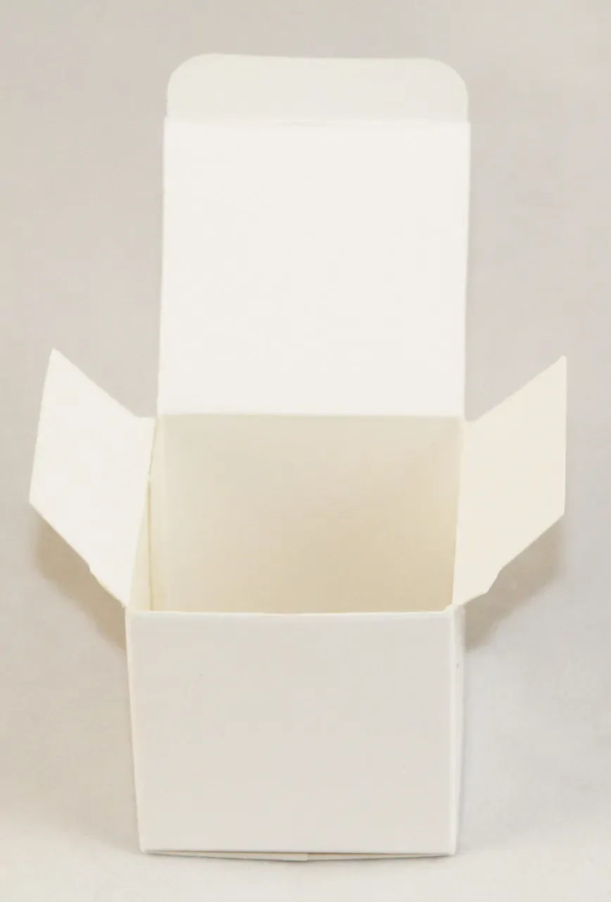 50 Pack of White 5cm Square Cube Card Gift Box - Folding Packaging Small rectangle/square Boxes for Wedding Jewelry Gift Party Favor Model Candy Choco Price