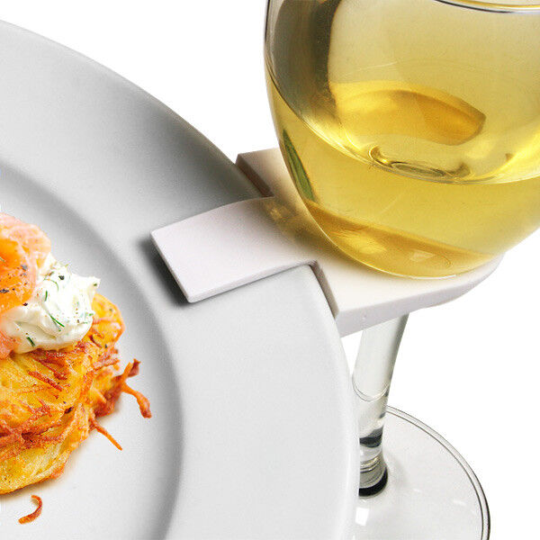 10 Pack of Wine Glass Holder Plate Clip - Stand Up Function Buffet BBQ Picnic Party - Promotion Merchandise Expo Gift Price