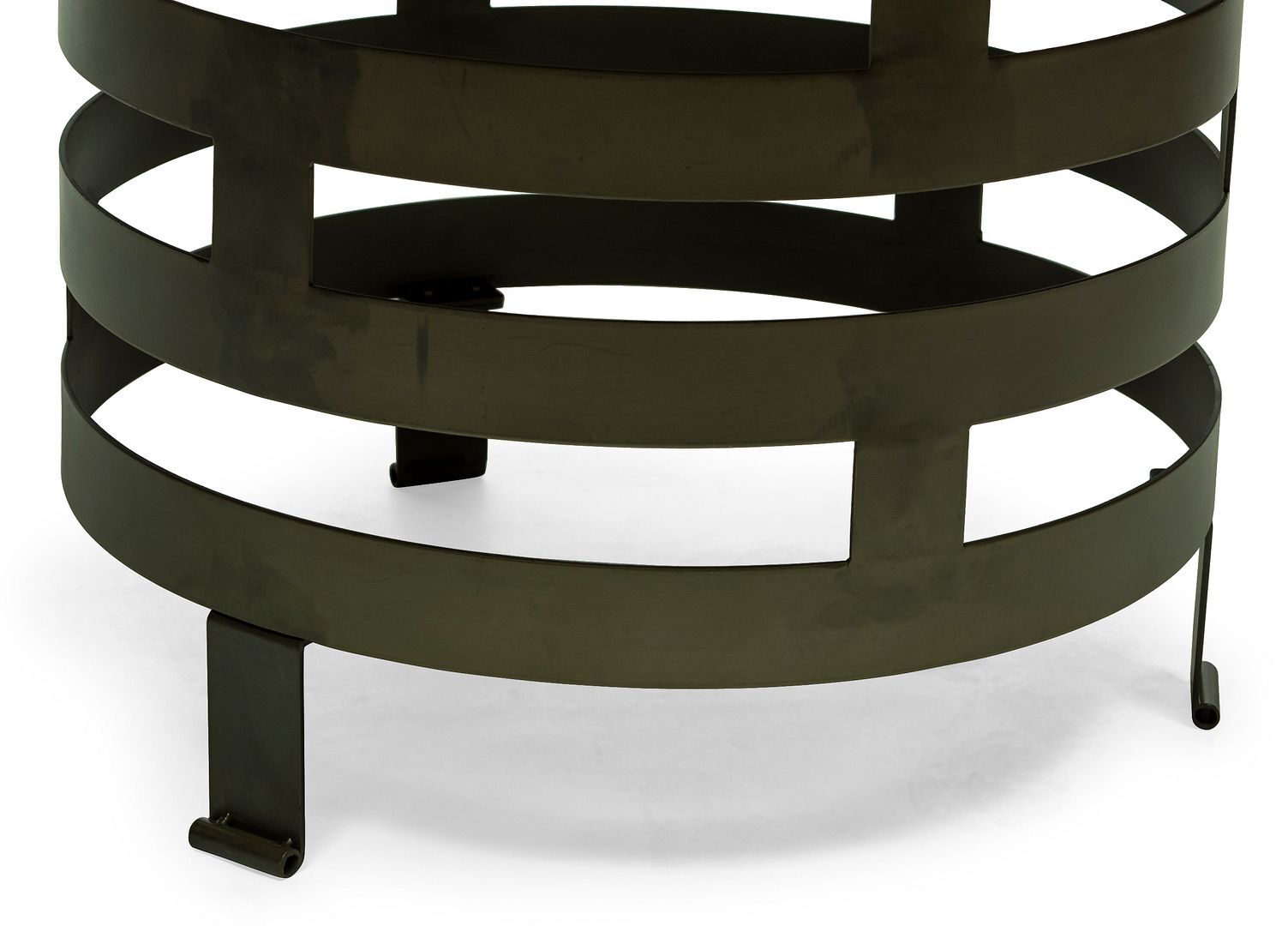 Retro Style Spiral Round Coffee Table with Wood Top Price