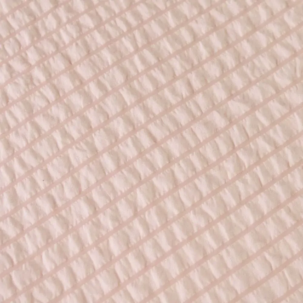 Ardor Ingrid Blush Seersucker Stripe Quilt Cover Set Single Price