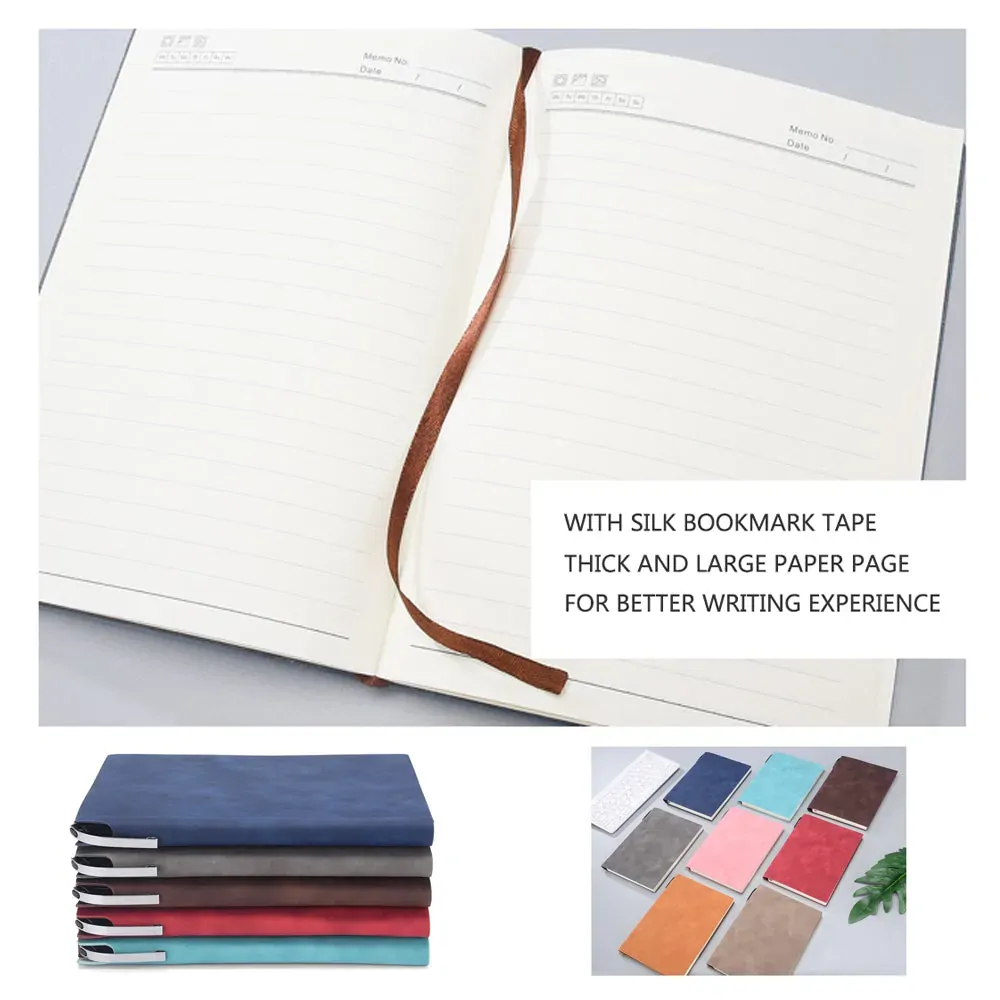 A5 200 Pages Fashion Glued PU Leather Cover Journal Travel Notebook Travellers Diary(Brown) Price