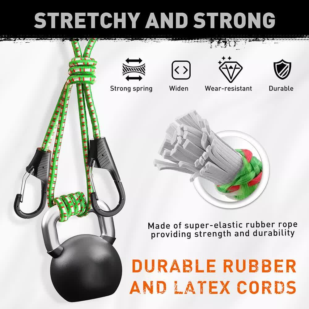 10-Piece Bungee Cords With Hook 40inch Outdoor Elastic Bungee Straps Luggage Price