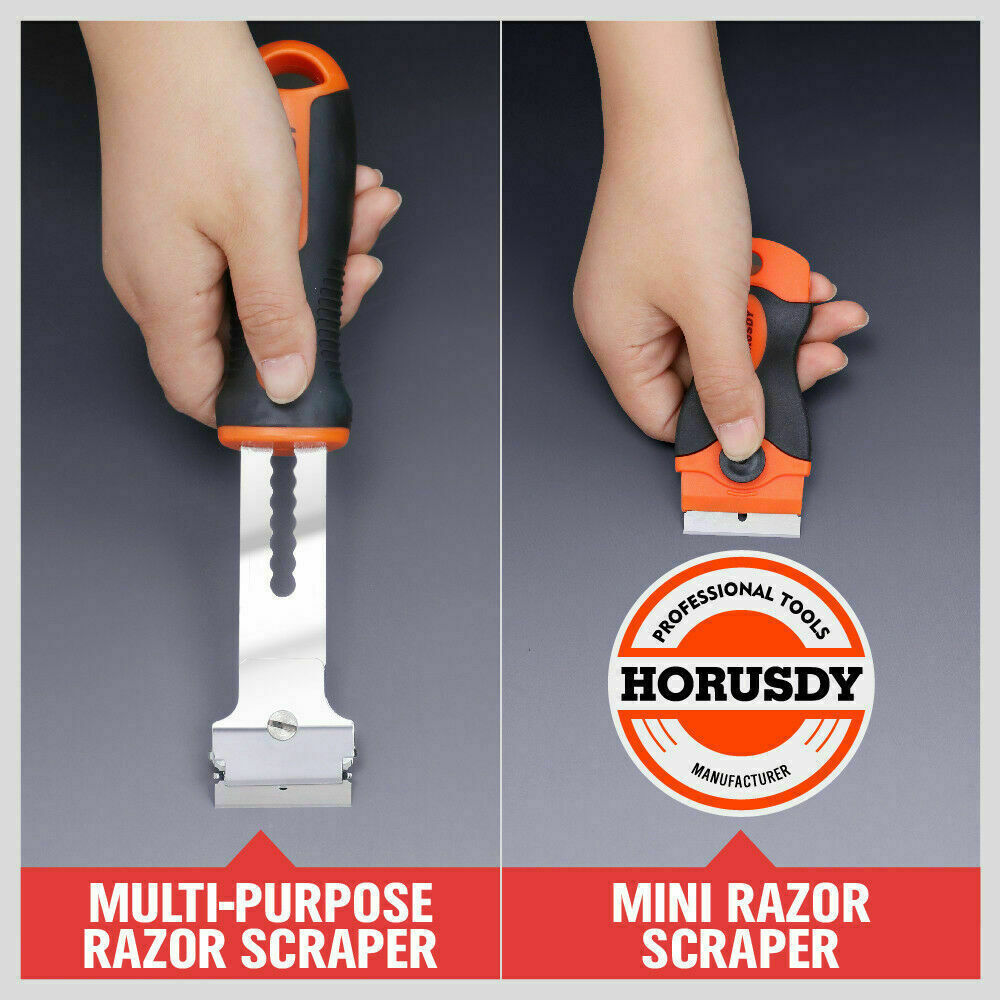 2Pc Putty Knife Set Multi-Purpose Scraper Spare Blades Paint Seal Remover Clean Price