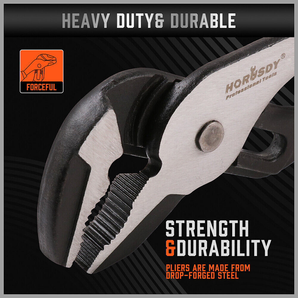 2Pc Groove Joint Pliers 8 & 10-inch Multi Grip Non-Slip Heavy Duty Pipe Wrench Price