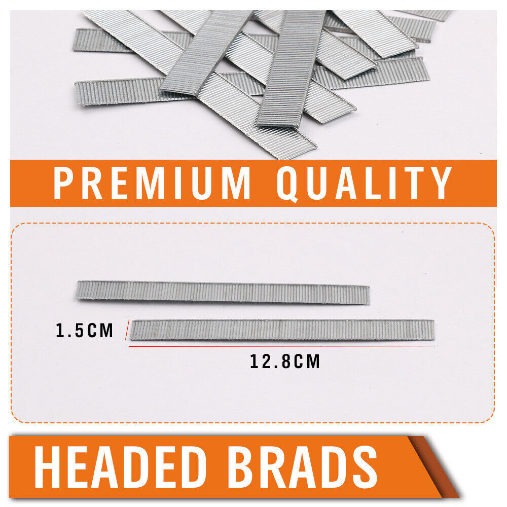 3000Pc Brad Nails 15mm Long 18GA Air Brad Nails Gun Flooring Cornice Carpentry Price