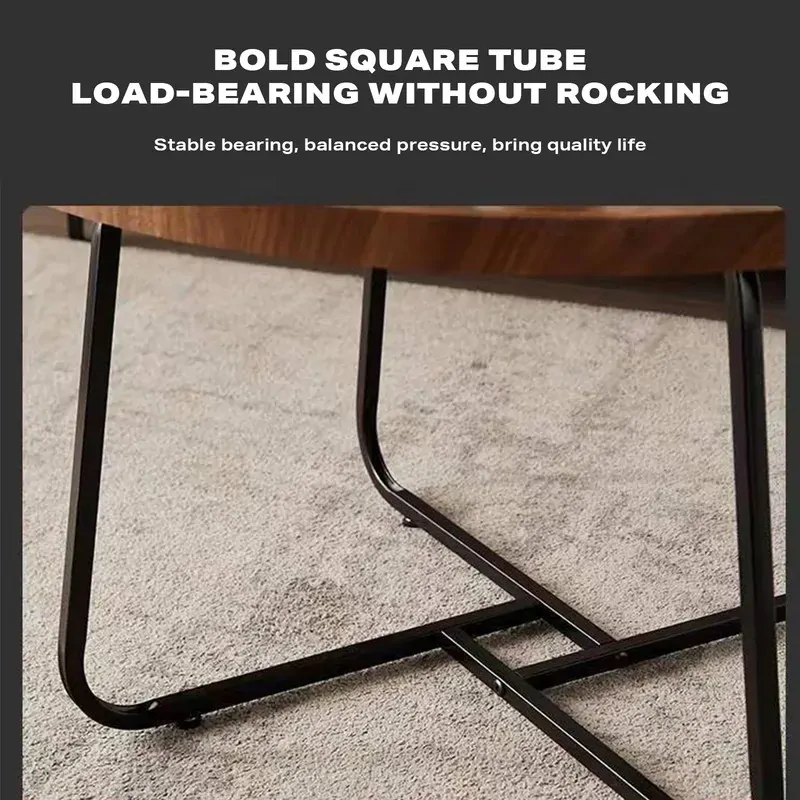 Removable Set of 2 Round Coffee Table Walnut Nesting Side End Table Furniture Price