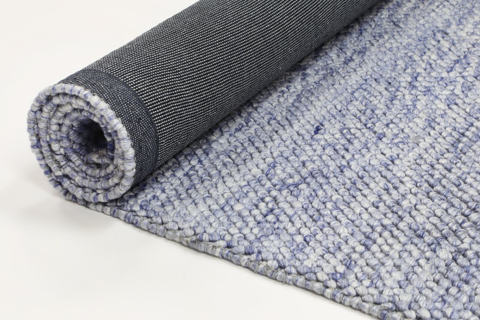 Harlow Loopy Blue Wool Blend Rug 240x330 Price