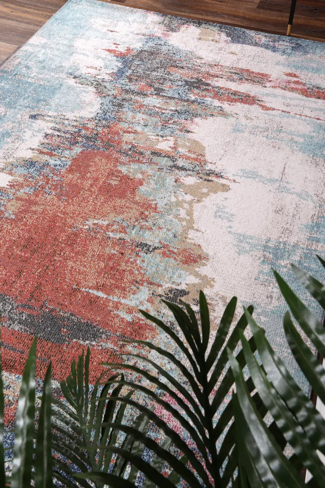 salsa-jorge-blue-terracotta-abstract-rug 160x230 Price
